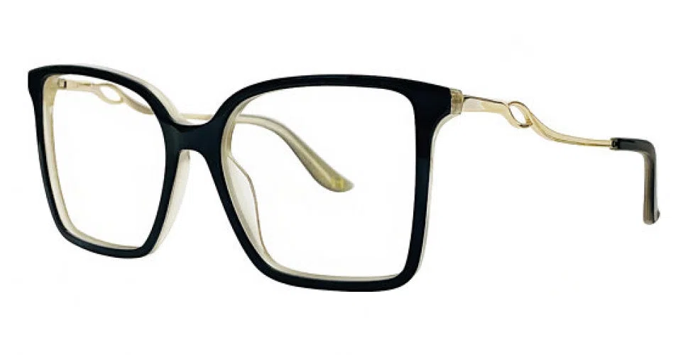 H Halston HH2017 Eyeglasses - Black - view 3